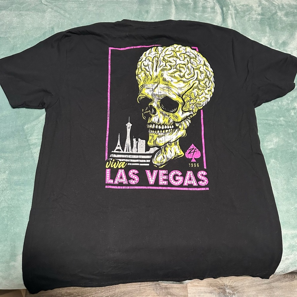 Zero Foxtrot Men’s XL T-shirt. Viva Las Vegas. Black